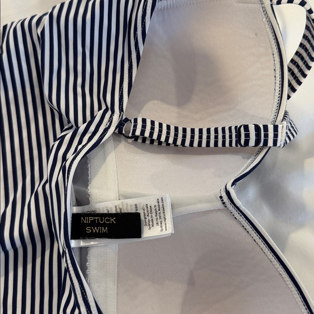 NipTuck Swim Striped Swimsuit - Picture 3 of 5